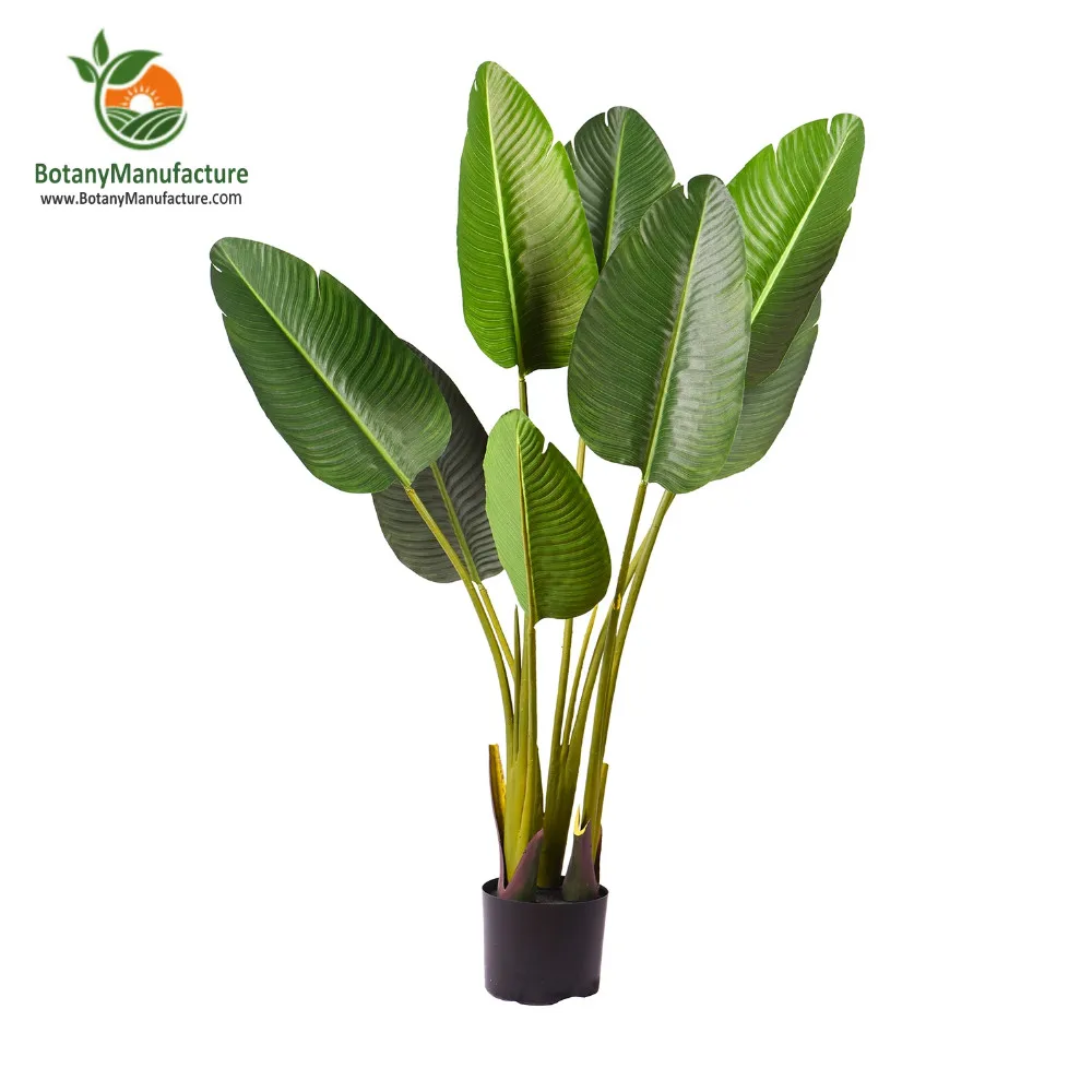 Artificial Bird Of Paradise Plant Decorative Mini Palm Trees Plant Decorative Mini Palm Trees
