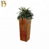 Chinese new product custom precision rectangular planter, custom metal furniture flowerpot