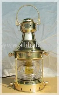 Nautical Small Norway Anchor Oil Lamp Product On Nautical Small Norway Anchor Oil Lamp