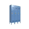 One Tier metal Cabinet Three Door Vented Steel Locker customized color