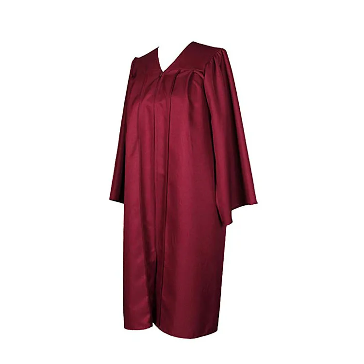 Toga For Bachelor/economy Bachelor Graduation Cap And Gown Matte Maroon ...