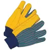 GLOVEMAN Premium Flannel yellow Chore Gloves cotton garden gloves Hot mill chore