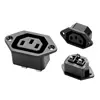 CE certificate SS-130 iec socket c13 inlet snap connector