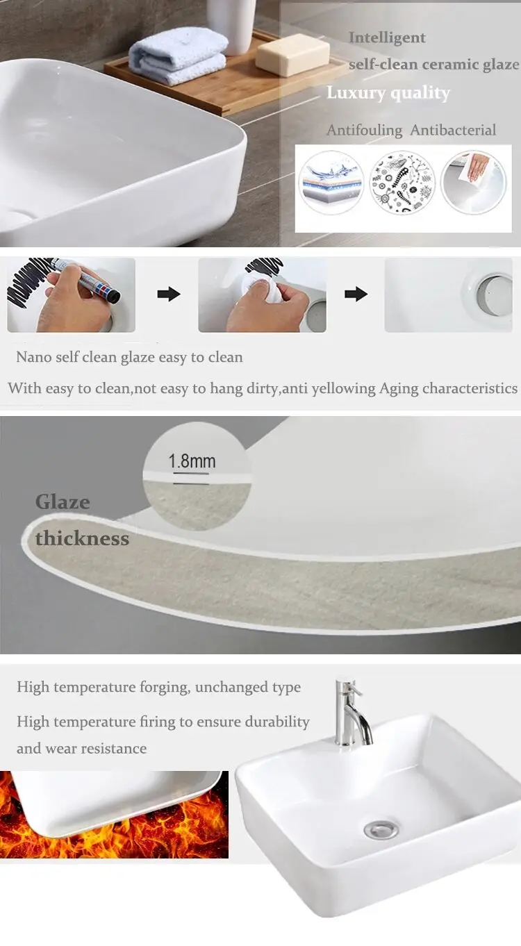 Round basin ceramic art basin sanitary ware sinks from China
