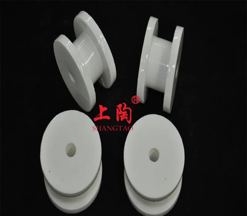 C799 Al2o3 Alumina Ceramic Yarn Guide Roller (single Groove Rollers