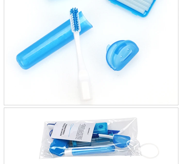 Home Oral Hygiene Kit Dental Travel Hygiene Kit 8pcs Cleaning Kit With