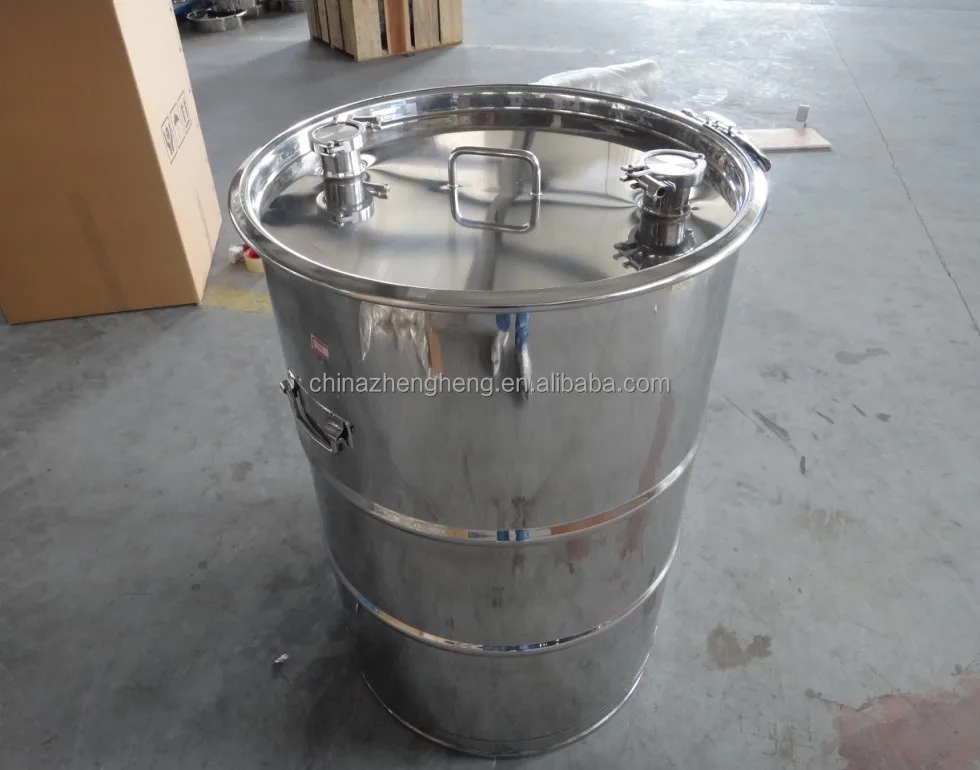 55 GALLON stainless steel honey drum / 200L Stainless Drum, View