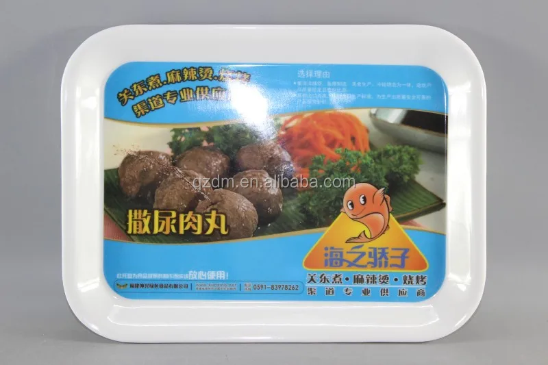 Sales Promotion Melamine Serving Tray