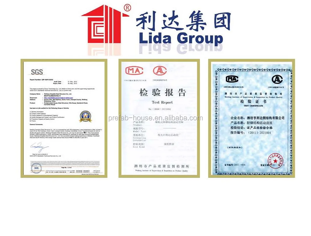 Lida Group ready made homes manufacturer shipped to business for Kiosk and Booth-26