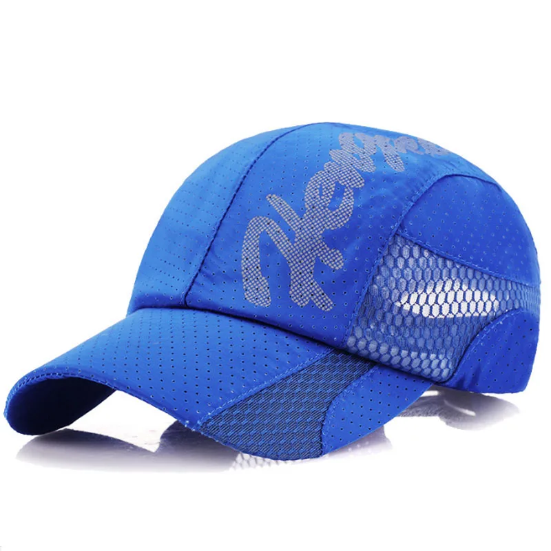 Black Breathable Cheap Sports Caps Sports 100 Polyester Baseball Caps