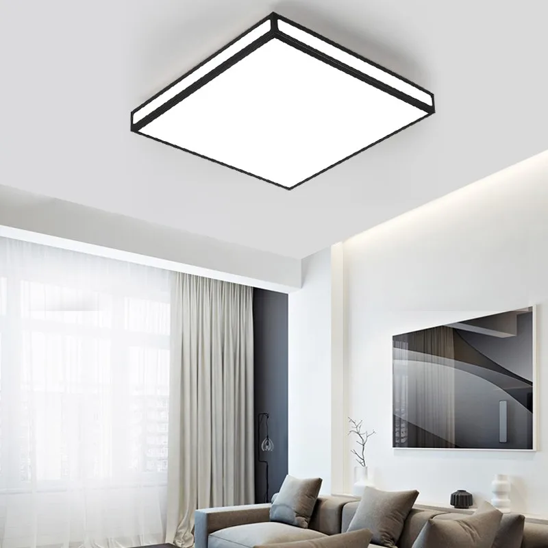 Square Ceiling Lights Puzhuoer 95*65*6cm 120w 220v/110v Living Room Led ...