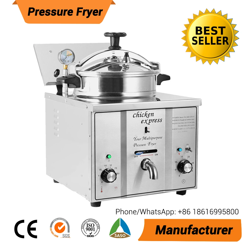 Electric Table Top Chicken Pressure Fryer Factory Sale Mdxz 16