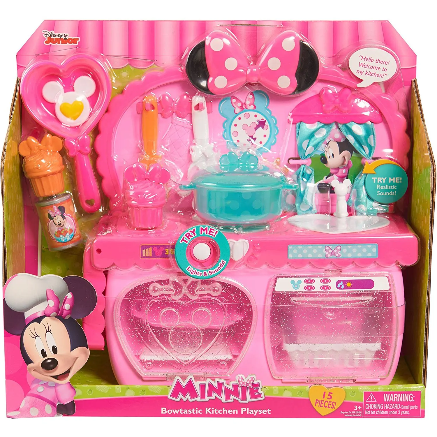 minnie mouse play kitchen set