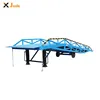 2 wheels mobile hydraulic dock ramp container loading unloading platform