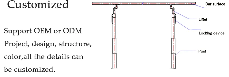 Chinese Manufacture Portable Gymnastics Equipment Best Uneven Bars