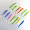 Factory price silicon edible baby spoon safe spoon 100% imported materials