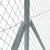 galvanized corner / strainer angle iron post with chian link fence