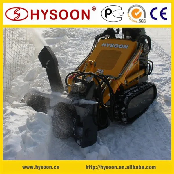 CE Certificated Skid steer loader with snow blower.jpg