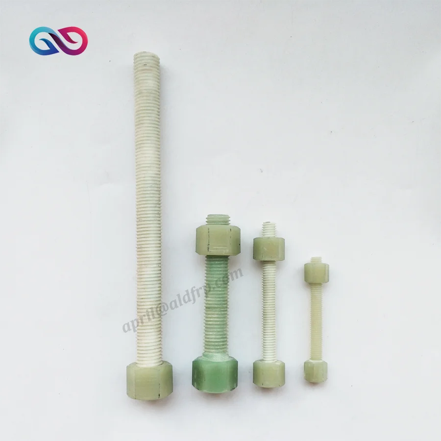 Carbon Fiber And Vinyl Ester Resin Bolt And Nut Frp Hex Bolt Wheel Bolt