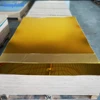 Acrylic golden color plastic 2mm super thin mirror sheet