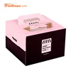 350g ivory board luxurious wedding cake box packaging india with window