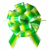 Solid Ribbon Prining Pom Pom Pull Ribbon Bow, Loops Pull Bow Tie for easter/Gift/Basket Wrapping