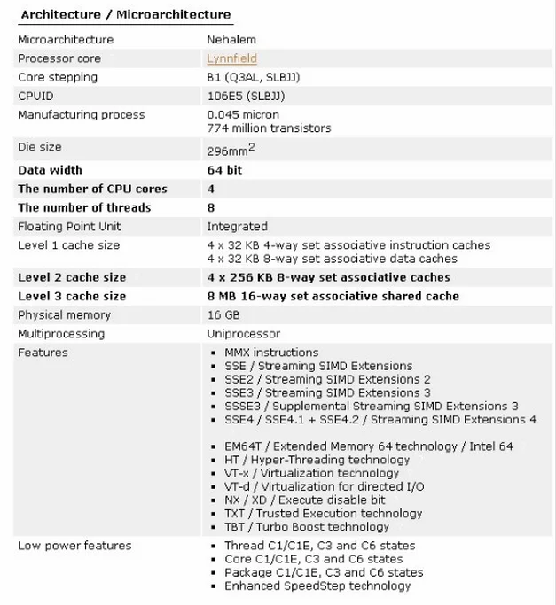 Quad core cpu характеристики