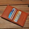 wnu9100b Brown Leather Wallet Credit Cardholder Men