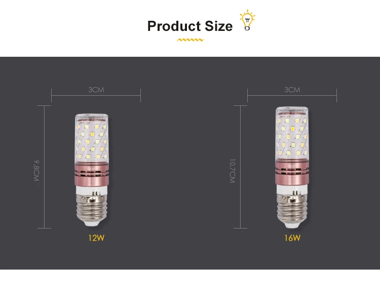 Superior quality warm white light LED corn light