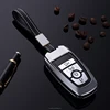 Silver Grey Color Iron Alloy Remote car key case for mustang mondeo 2017 2018 Car Holder 4 buttons