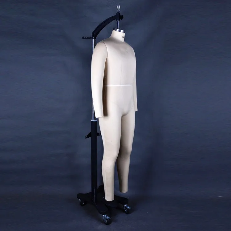 Male Adjustable Dress Form Tailoring Tailors Models Dummy Fitting Mannequin Full Body Dressmaker
