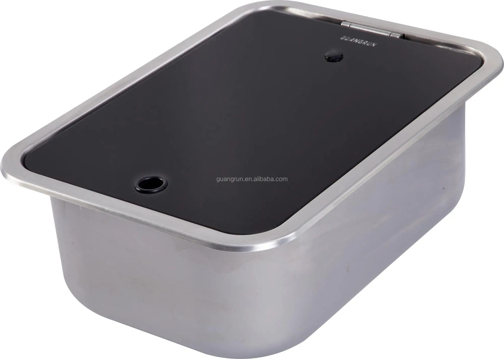 Dometic Type Stainless Steel Rectangular Hand Wash Basin Rv Sink With Toughened Glass Lid Buy