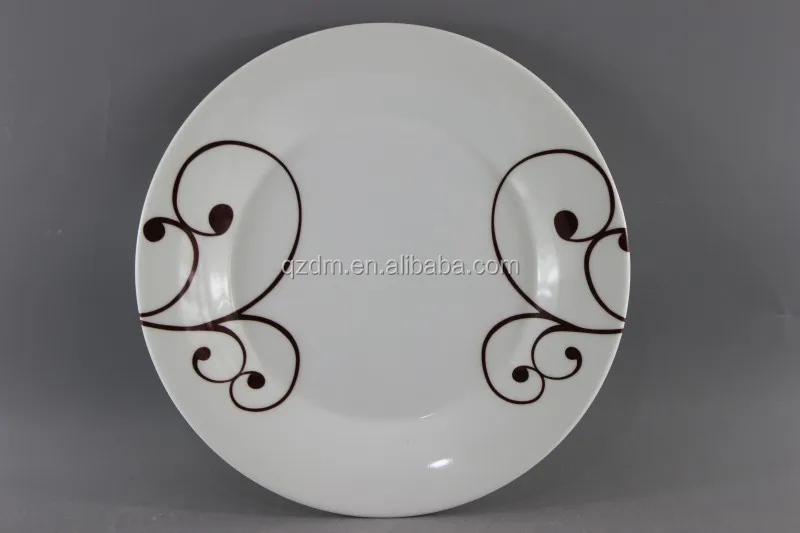 Strong 10" Melamine Serving plate Custom-made print