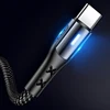 USAMS SJ322 hot sell Type-C 3.0 1.2m Nylon Braided 3A Current Fast Charging data usb c cable