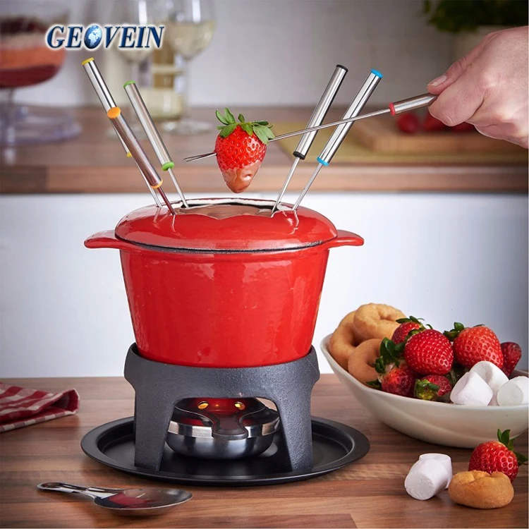 Camping Chocolate Cheese Dinnerware Fondue Set With Forks Buy Chocolate Fondue chocolate