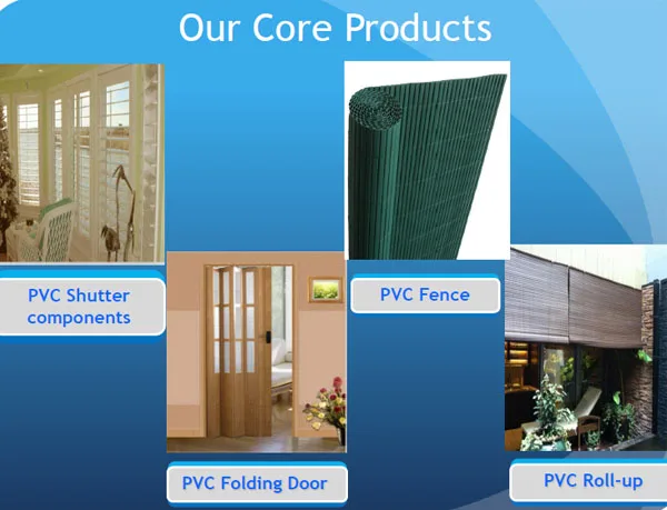 High quality PVC folding door