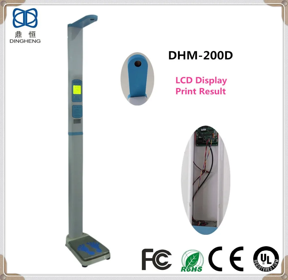 200kgs Accuracy0.1kg Electronic Ultrasonic Height And Weight Measuring