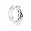 Resin Ring Tree And Birds Ink Painting Scenery Inside Clear Epoxy Rings Women Beautiful Finger Punk Jewelry