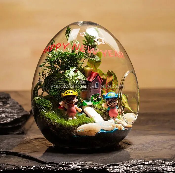 Unique glass desktop decoration, glass dome, glass crafts for home decoration
