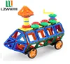 89PCS High quality & best price kid magnetic building blocks, magnetic tiles