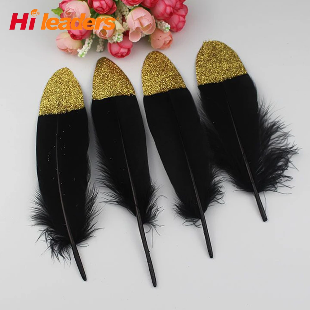Rt251 Decorative Golden Goose Feathers Buy Goose Feathers For Sale