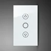 Cool white crystal panel wall LED lights dimmer manual switch