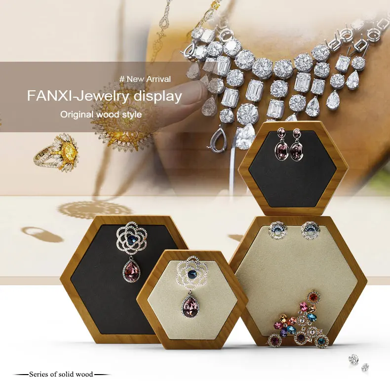 Fanxi Custom Jewellery Holder Props Microfiber Insert For Ring Earrings ...