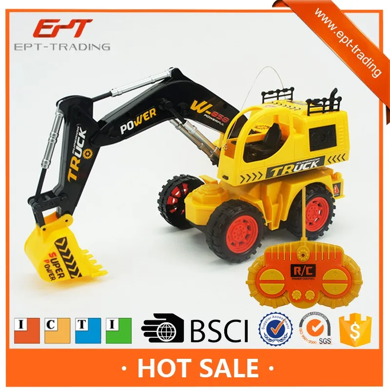 Ept Kid Toy Wireless Remote Controlled Chargeable Engineering Vehicles Rc Truck Set Control