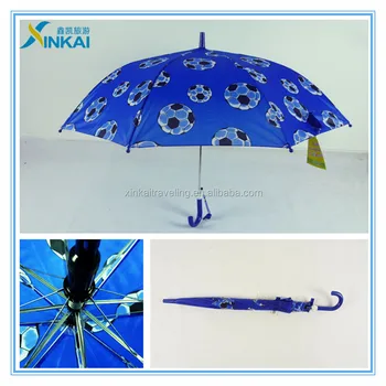 Customized Mini Size Football Cartoon Kids Umbrellas Child Customized Mini Size Football Cartoon Kids Umbrellas
