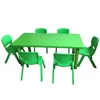 Kindergarten furniture durable cheap plastic tables and chairs