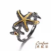 Starfish Design Latest Unique Designs Fashion 925 Sterling Silver Ring Jewelry