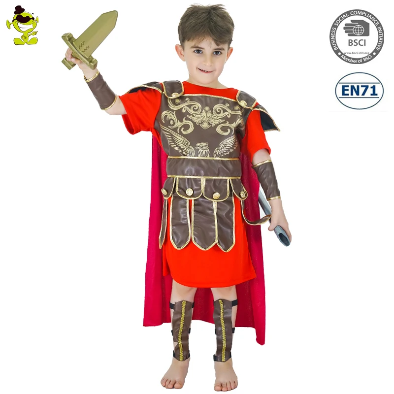 Kids Renaissance Roman Warrior Fancy Dress Costumes - Buy Warrior King ...