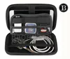 Larger Capability Electronic Accessories Cables Organizer Holder USB Flash Hard Drive Eva Tool Case
