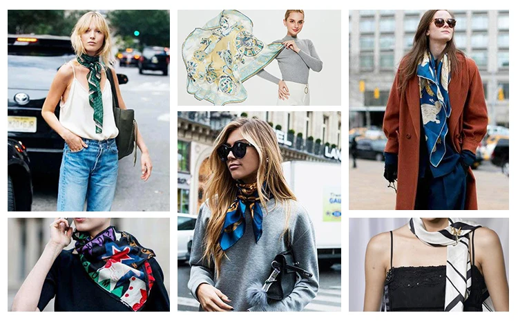 polyester scarf floral